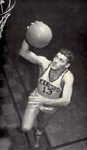 Bud Grant playing Golden Gophers basketball